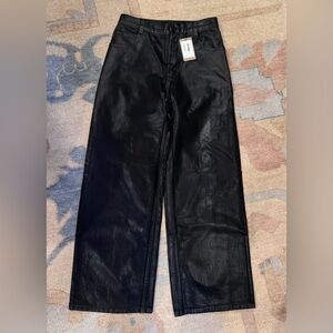 Rachel Comey puerto pant black coated denim size 2